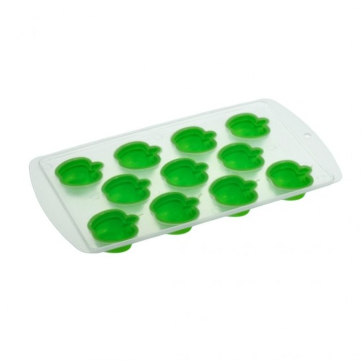 Комплект 2 формички за лед PVC+силикон 22x11.5x2 см