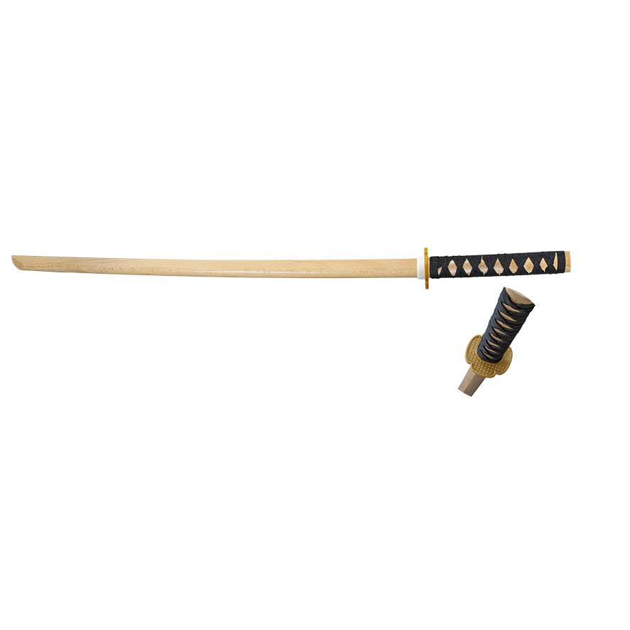Katana pentru antrenament, Sabie Samurai din Lemn, 100cm, Tole 10
