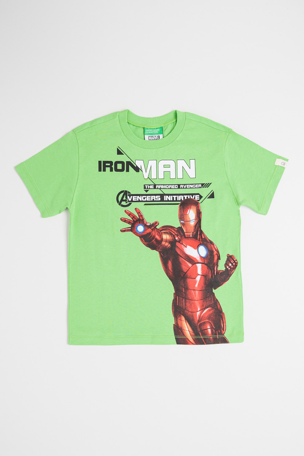 United Colors of Benetton, Tricou cu imprimeu cu desene, Rosu, Verde, 160 CM