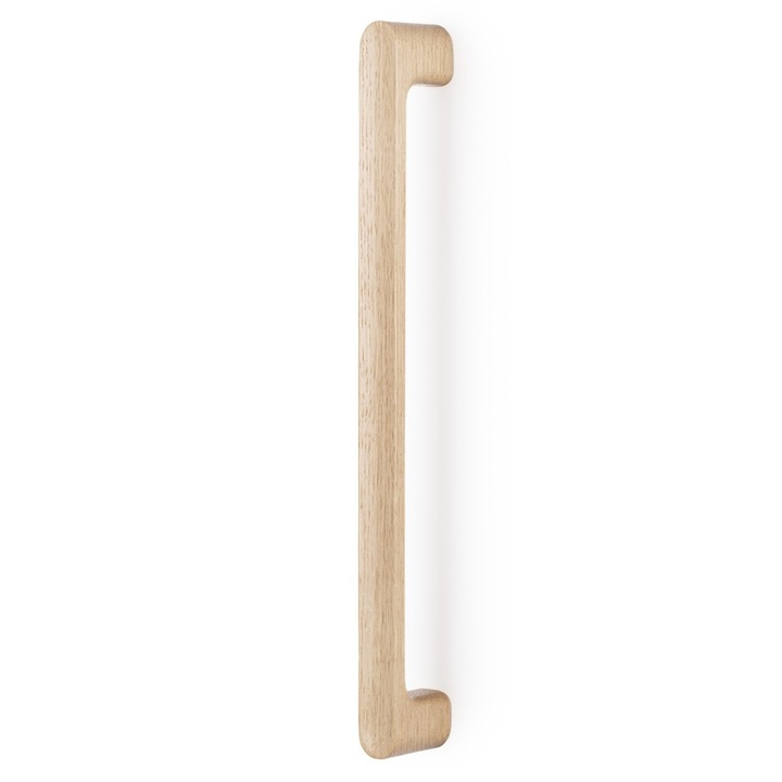 Maner pentru mobila Luv Wood Big, finisaj natur, L:418, 5 mm