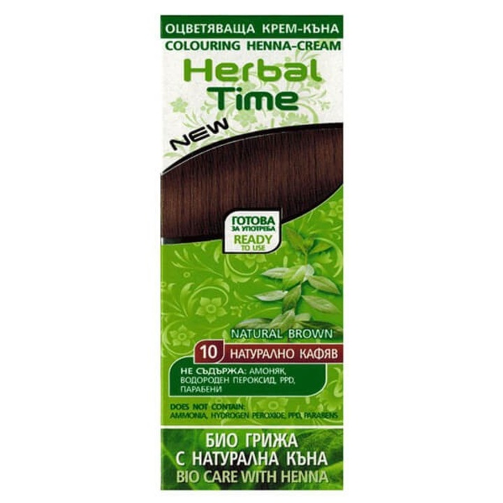 Vopsea de par HERBAL TIME, 10 Natural, fara amoniac, 150ml