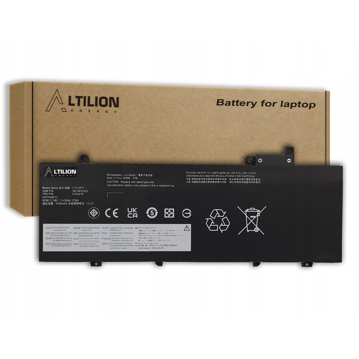Baterie L17L3P71 01AV478 L17M3P71 L17S3P71 L17M3P72 pentru Lenovo ThinkPad T480s
