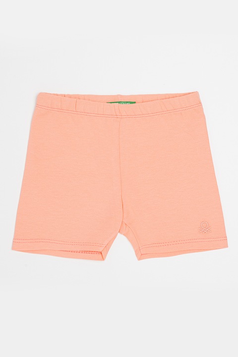United Colors of Benetton, Pantaloni scurti cu talie elastica, Portocaliu