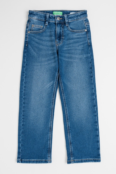 United Colors of Benetton, Regular fit farmernadrág, Tengerészkék, 150 CM