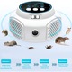 Aparat cu ultrasunete AVATTO, anti sobolani, soareci, rozatoare, insecte, gandaci de bucatarie, poate fi folosit atat in casa, cat si afara, la birou, restaurant, afisaj digital, cu 4 difuzoare si lumini intermitente, acoperire pana la 320 MP, alb