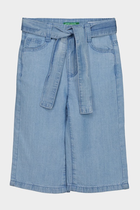 United Colors of Benetton, Bő szárú farmernadrág, Világoskék, 98 CM