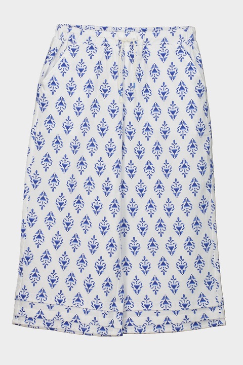 United Colors of Benetton, Mintás nadrág, Fehér/Kék