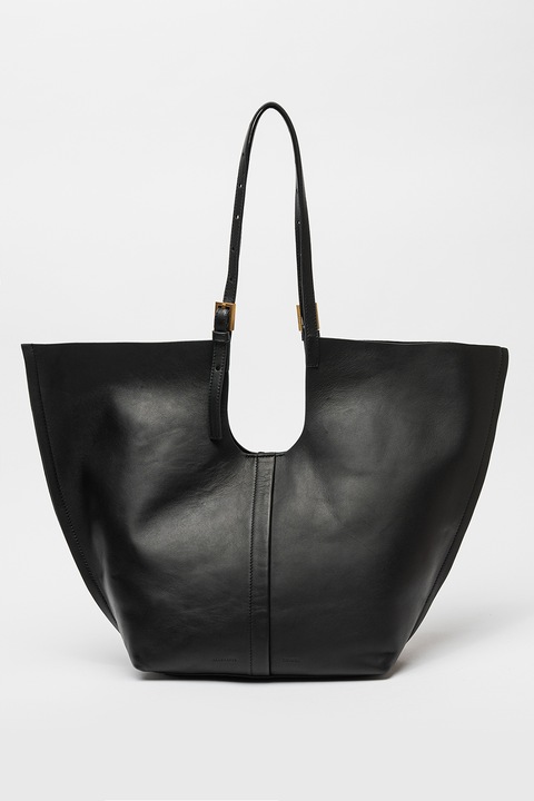 AllSaints, Ara tote fazonú bőrtáska, Fekete