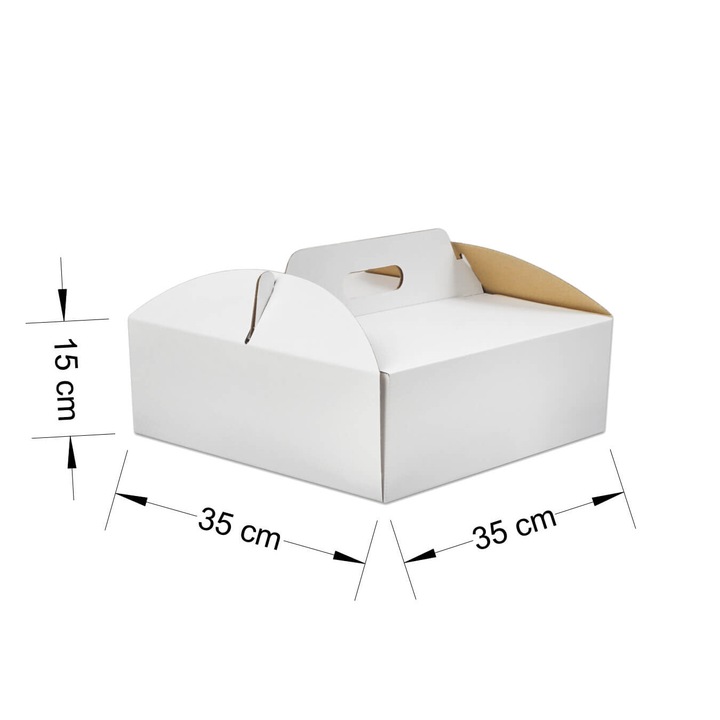 Cutie pentru tort, Kapak 35x35x15 cm