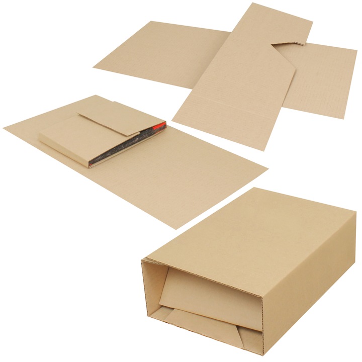 Set 50 buc carton pentru carti, Kapak, 33x22x10cm