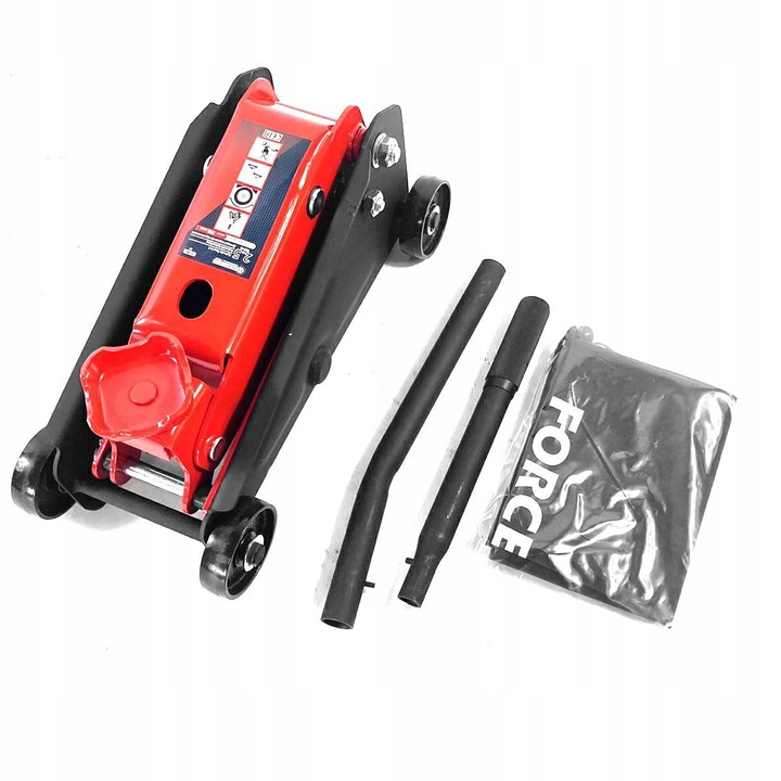 Elevator auto hidraulic 2.5t, Forcekraft, inaltime 135-395mm, constructie din otel, 10.5kg