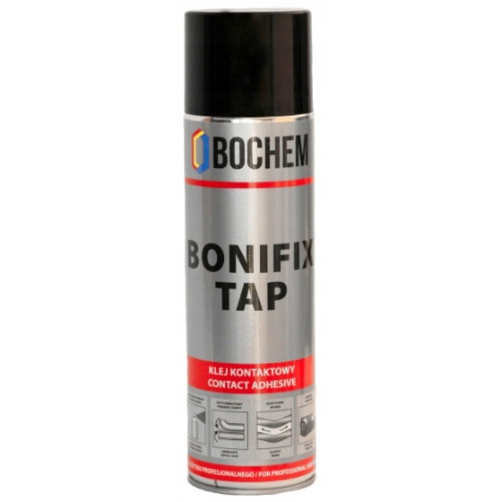 Spray adeziv pentru tapiterie, Bonfix Tap, Multifunctional, Conexiune flexibila si prindere puternica, 500 ml