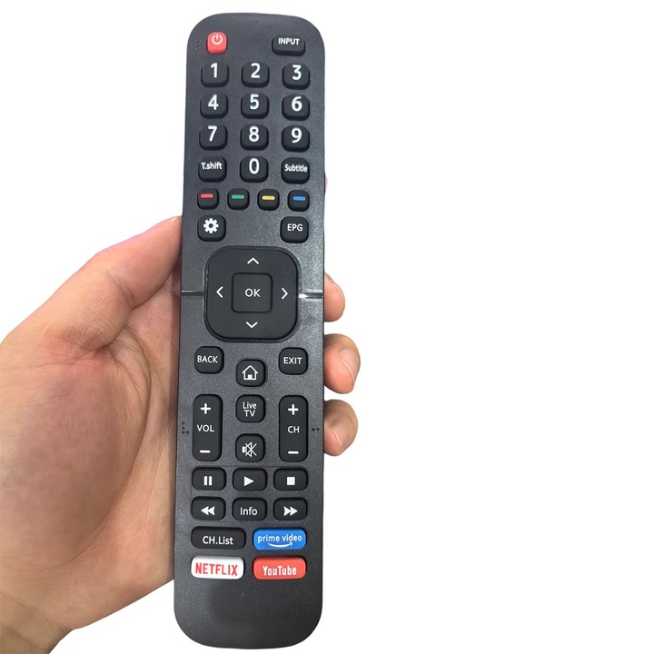 Универсално дистанционно управление за Hisense 4K Smart TV, инфрачервено управление, гласова функция, комплект от 2 броя