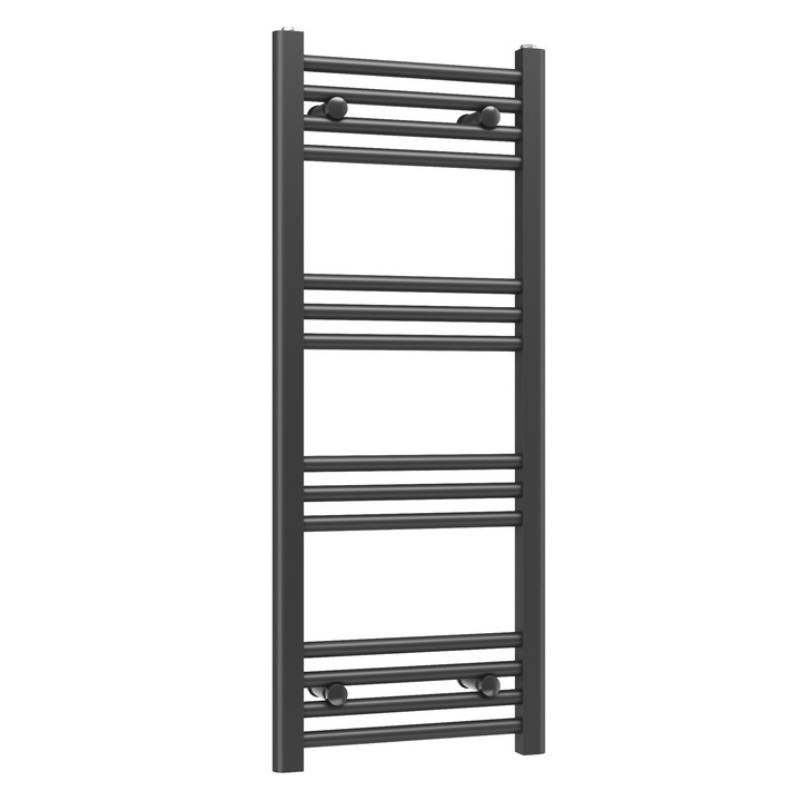 Calorifer baie, portprosop, 100x40 cm, otel, negru