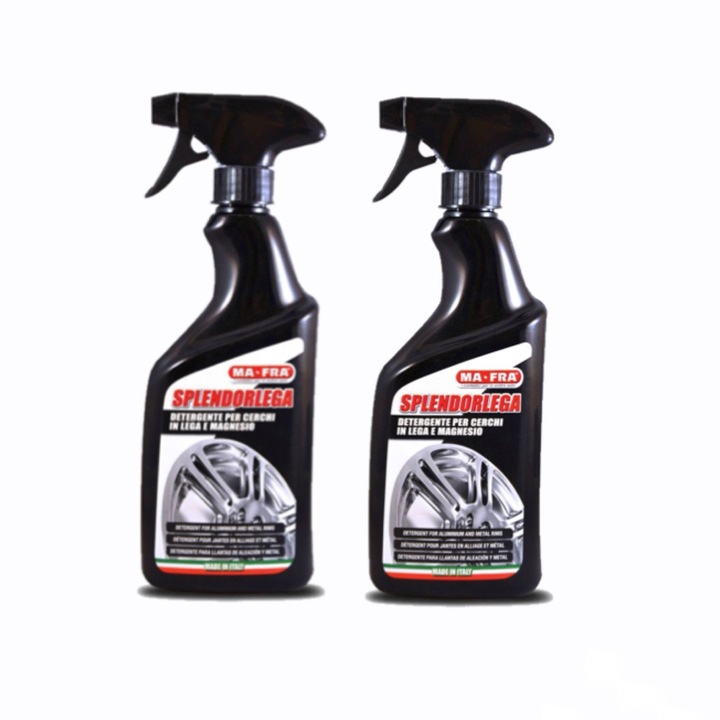 Pachet 2x Solutie pentru curatat jante din aluminiu si aliaj MA-FRA Spledorlega, 500 ml