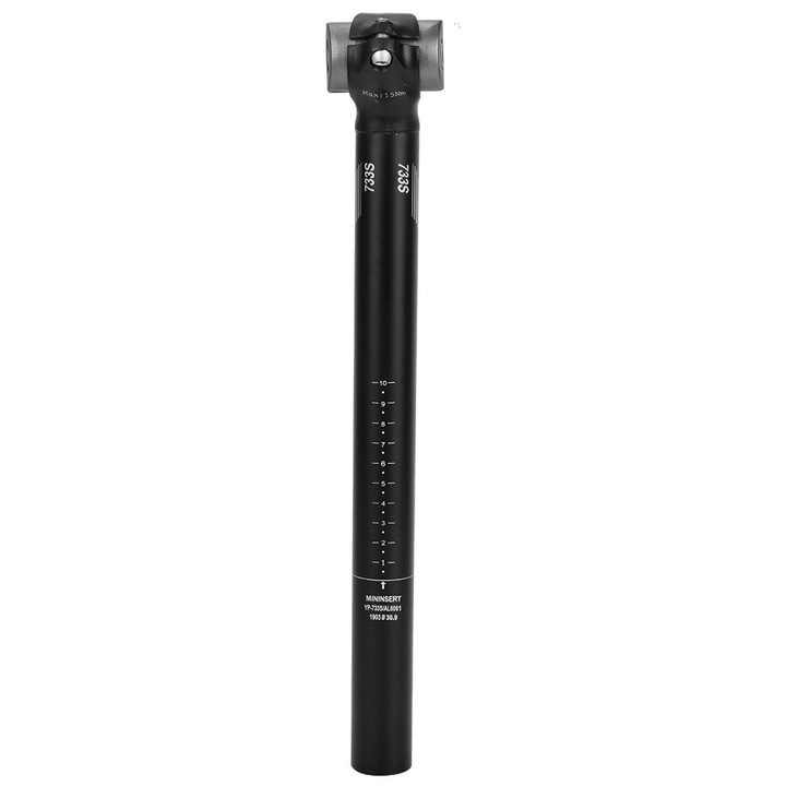 Állítható alumínium kerékpárnyeregcső 30.9x350mm