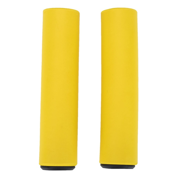 2 db Mansoane Bicicleta Spuma Sárga 12x2cm Csúszásgátló Lengéscsillapító