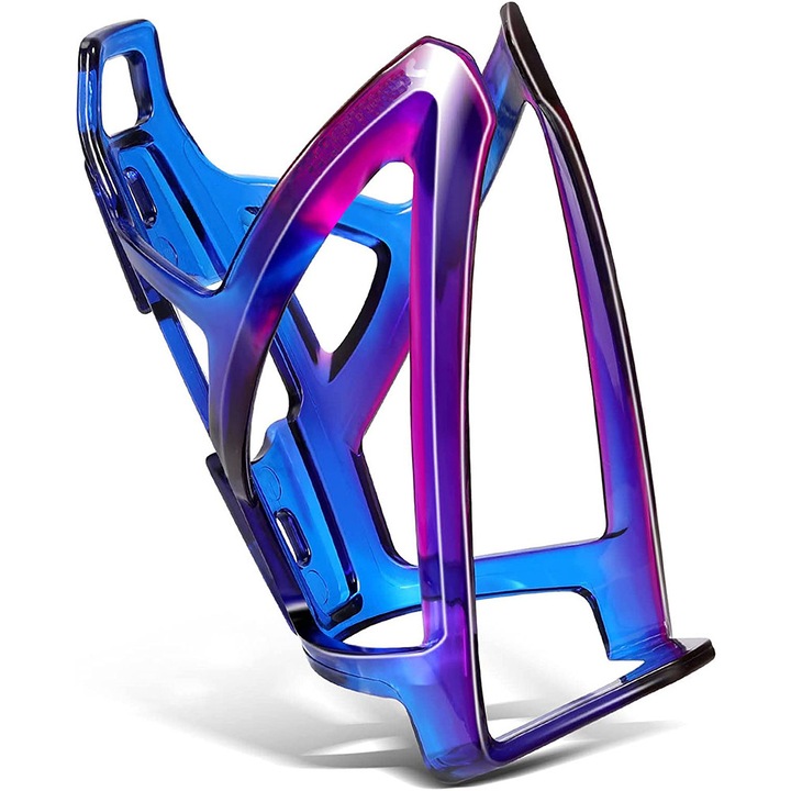 Ултралек, сигурен и здрав държач за бутилка за велосипед, издръжлив, лек, поставка за чаша за колоездене за MTB, шосейни велосипеди, бърз монтаж, съвместим с повечето бутилки за вода, елегантен градиентен цвят (2 броя в опаковка)