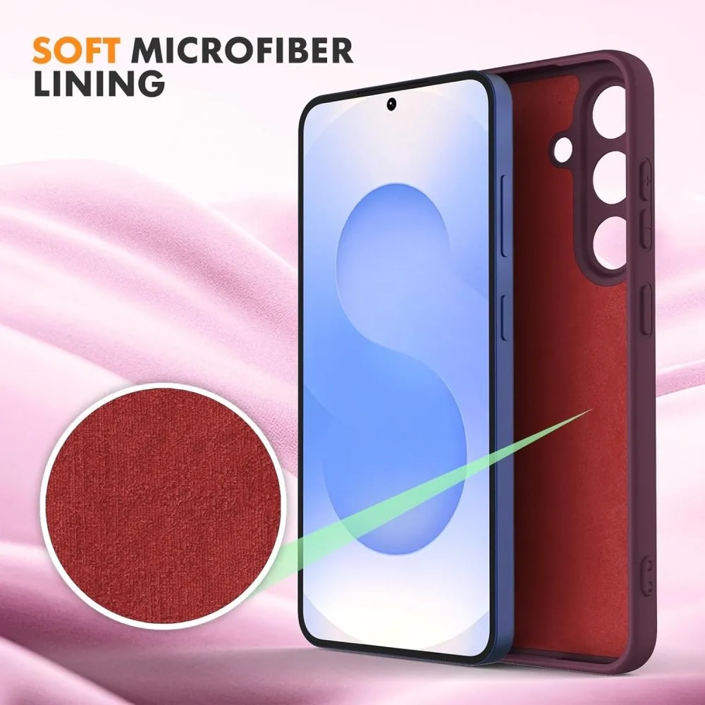 Husa Soft Touch, slim, ALC Mobile, anti soc, compatibila cu Samsung Galaxy A56, Visiniu Tpu