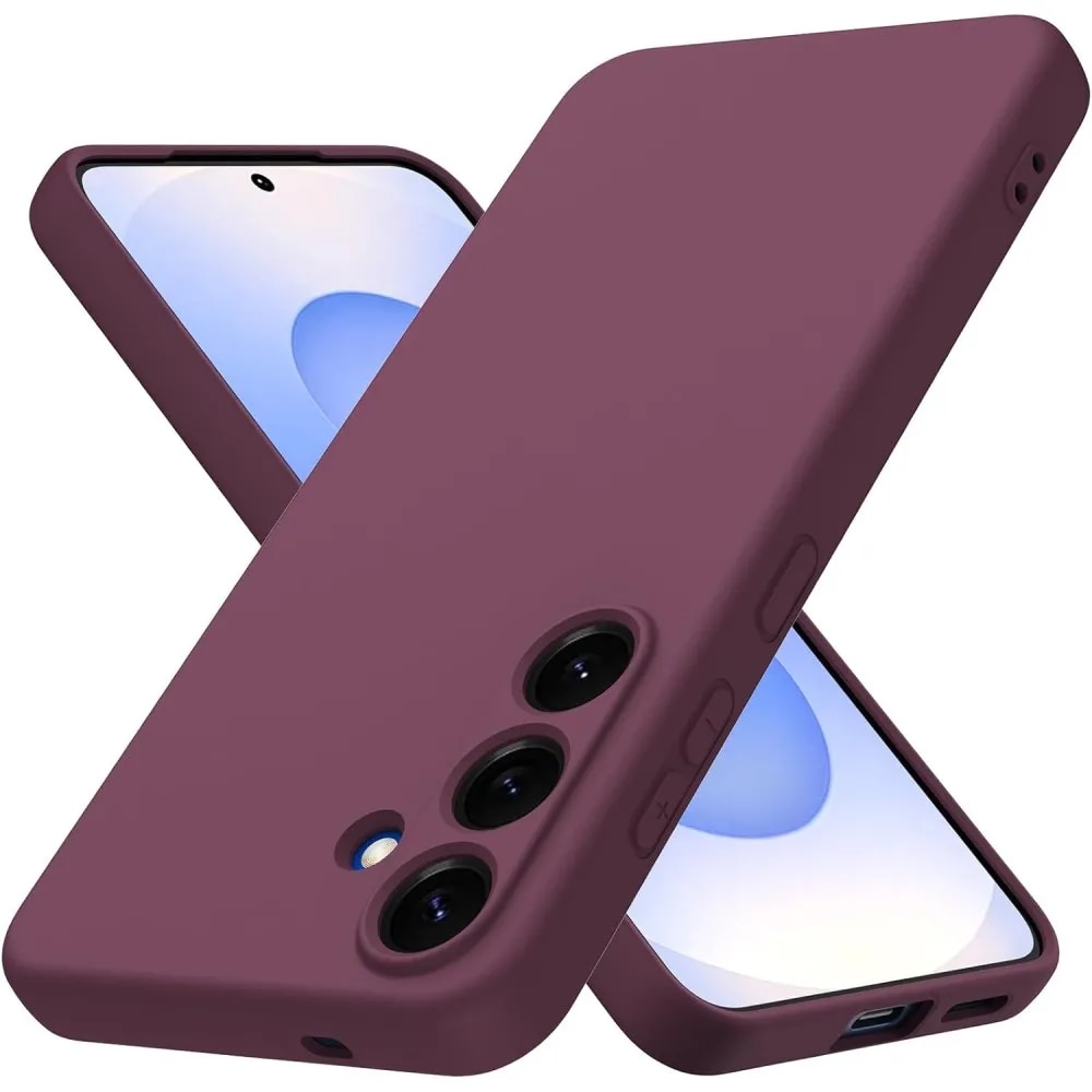 Husa Soft Touch, slim, ALC Mobile, anti soc, compatibila cu Samsung Galaxy A56, Visiniu Tpu