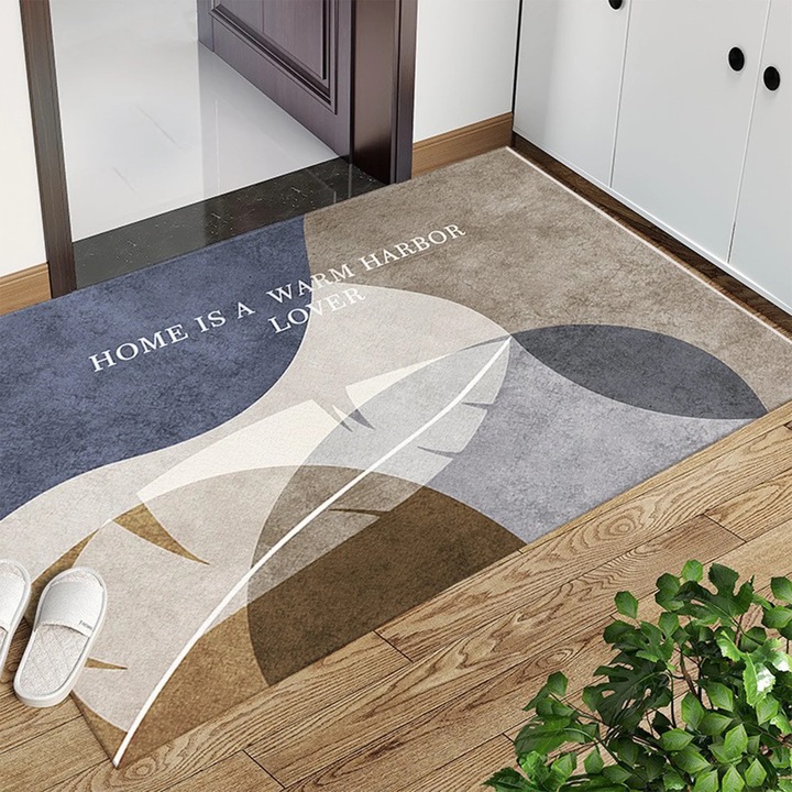 YANYXR többszínű bejárati szőnyeg 80x100x0.5cm csúszásmentes mosható