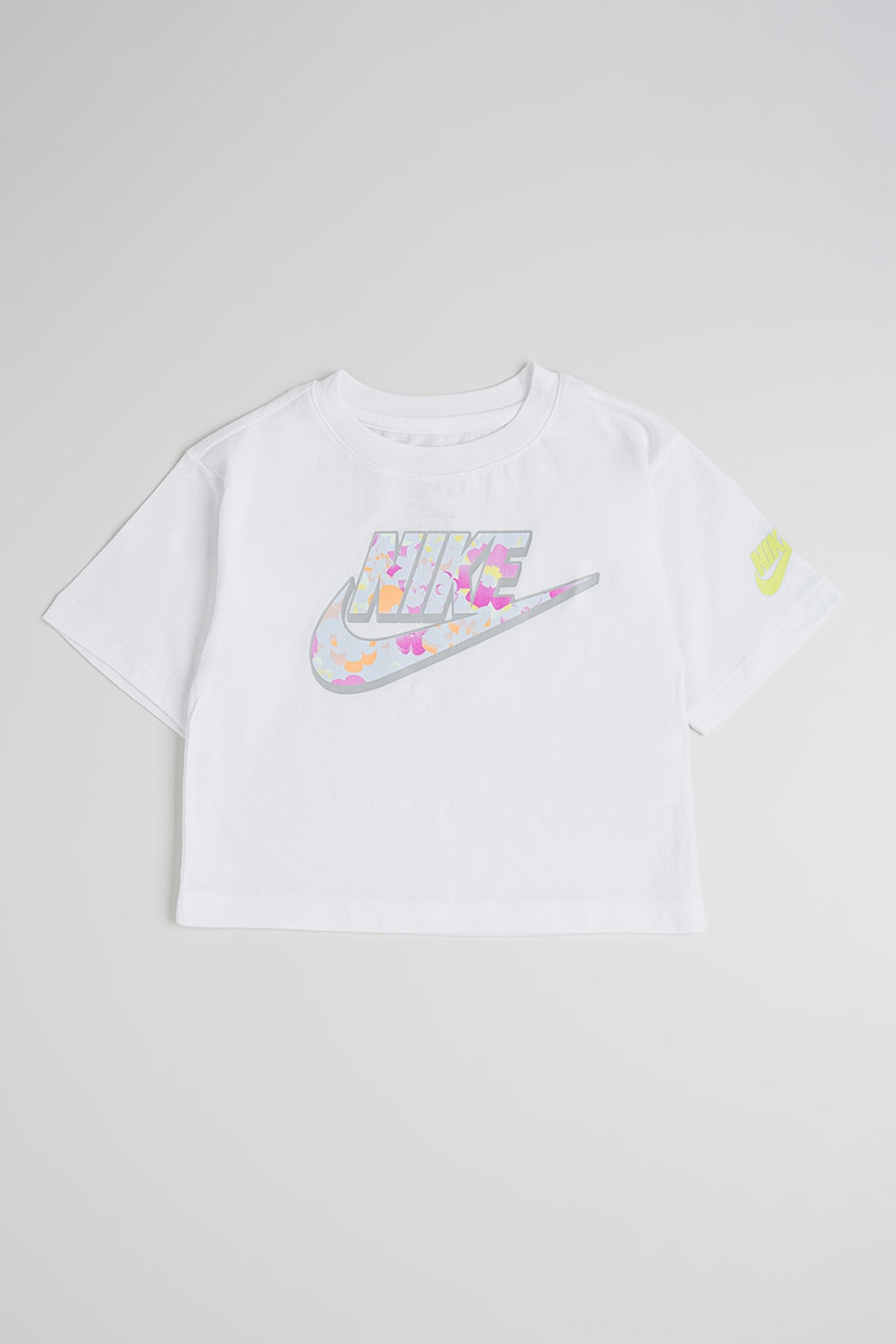 Nike, Triocu din amestec de bumbac cu logo, Alb optic, Roz, Albastru deschis, 110-116 CM