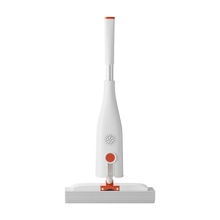 Mop PVA, rotativ 180°, utilizare usoara, alb, 50x20x5cm, set
