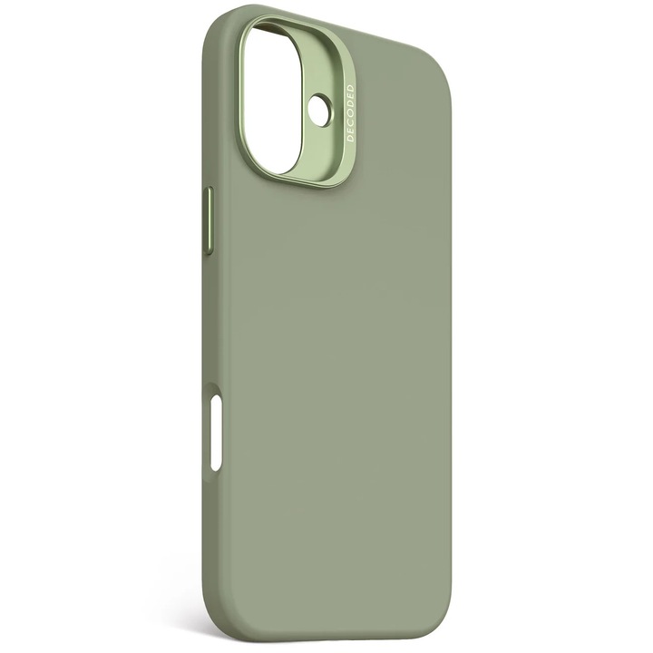 Husa din silicon Decoded compatibila MagSafe pentru iPhone 16 Plus | Jade Green