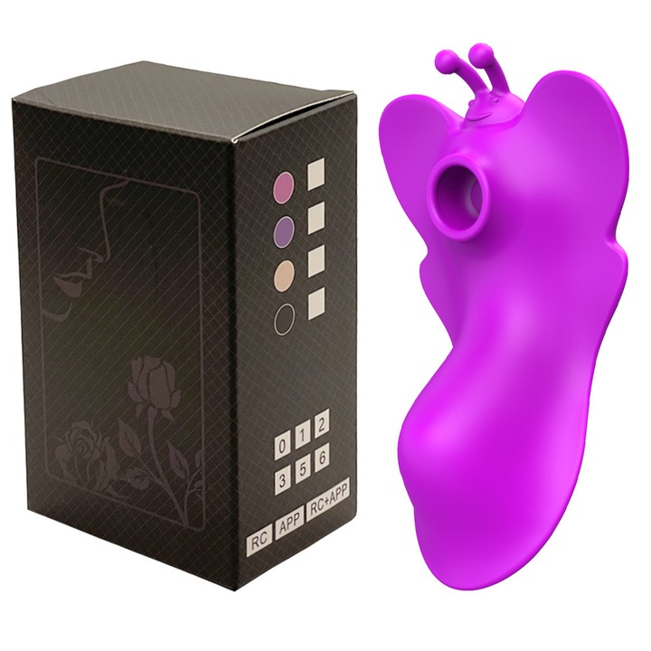 Dicollas Vibrációs Alsónemű Szexjáték 10 Méteres Távirányítóval, G-pont és Csikló Stimuláció, 4 Szívásmód és 10 Rezgési Mód, Női Vibrátor Szex, Távirányító, Vízálló, Lila
