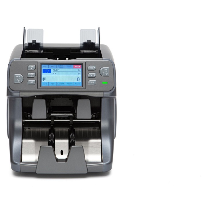 Masina de numarat bani, NUMEN MX-208C, 2 Locase + 2 x CIS cu Imprimanta, touchscreen