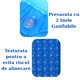Piscina Gonflabila Pentru Copii Gardeon® M, Dimensiuni 115 x 85 x 30 cm, Dreptunghiulara, Albastru-Alb, Material Premium Vinil, Instalare Rapida si Simpla, 2 Inele Gonflabile, Baza Gonflabila Pentru Un Plus De Confort