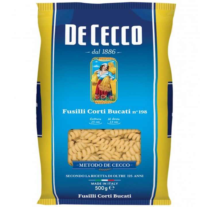 De Cecco 198 Fusilli Corti Pieces 500гр