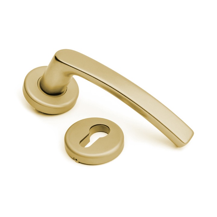 Maner usa Bati cu butuc pentru usi din lemn, auriu