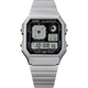 Часовник Casio Vintage Collection, кварцов механизъм, сребрист, 34мм, водоустойчив 30м