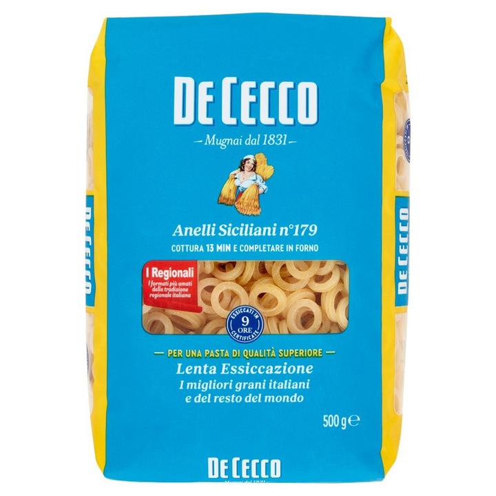 De Cecco Anelli Siciliani 500гр