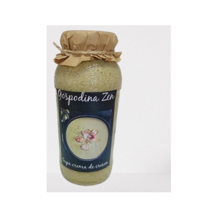 Supa crema de creson Gospodina Zen 250ml, fara conservanti, fara E-uri