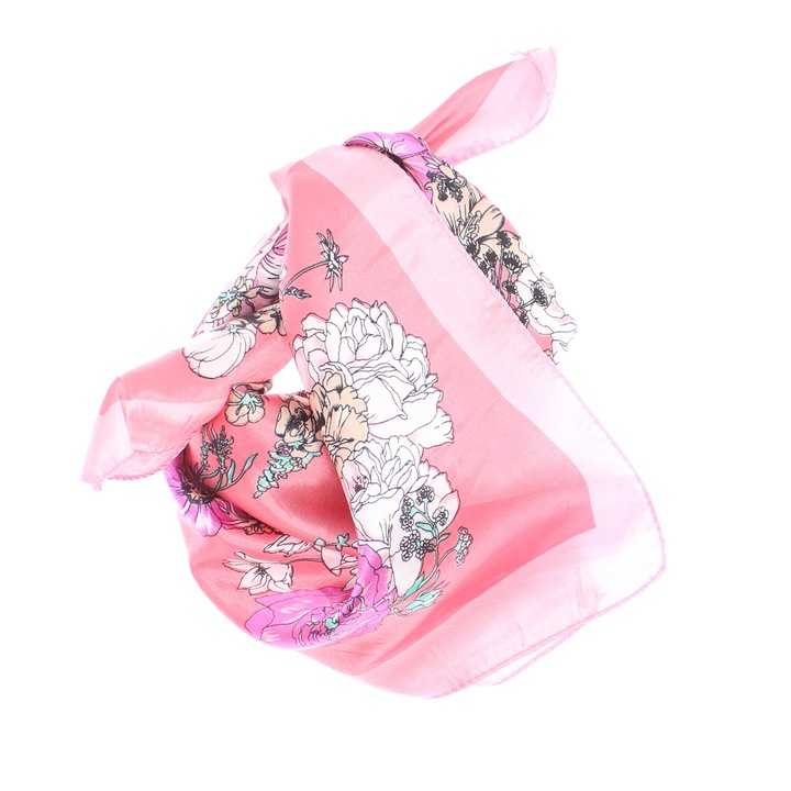 Batic de dama, 50 x 50 cm, ButicCochet, din satin, multicolor - ES3024