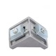 Set, Matik, Coltar pentru profile din aluminiu, 35x40x40 mm, 1 buc., 2 chei ciocan M8 dure, 2 suruburi Allen M8x16, 2 saibe, Argint, Aluminiu anodizat, Asamblare usoara, Versatil, Conexiuni