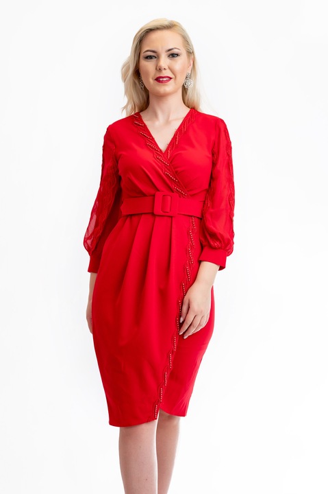 Rochie Dama Mira Rosie, Rosu