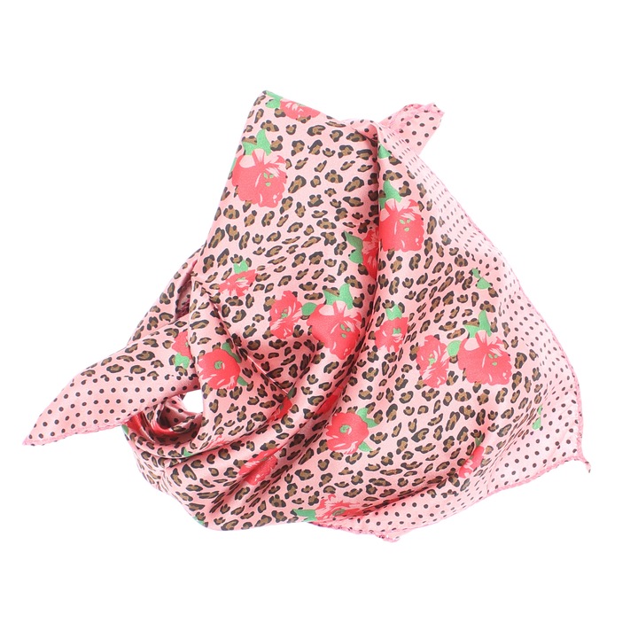 Batic de dama, 50 x 50 cm, ButicCochet, din satin, multicolor - ES3029