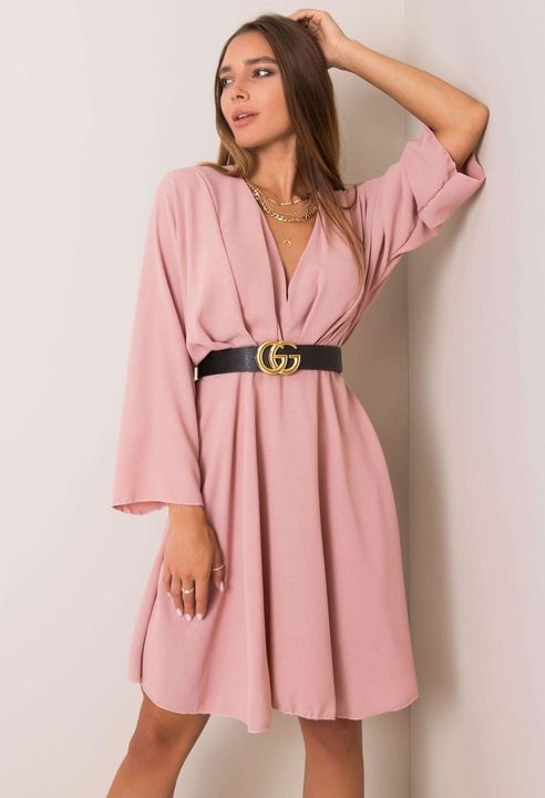 Rochie Casual Zayna, Roz prafuit, Roz prafuit, One Size