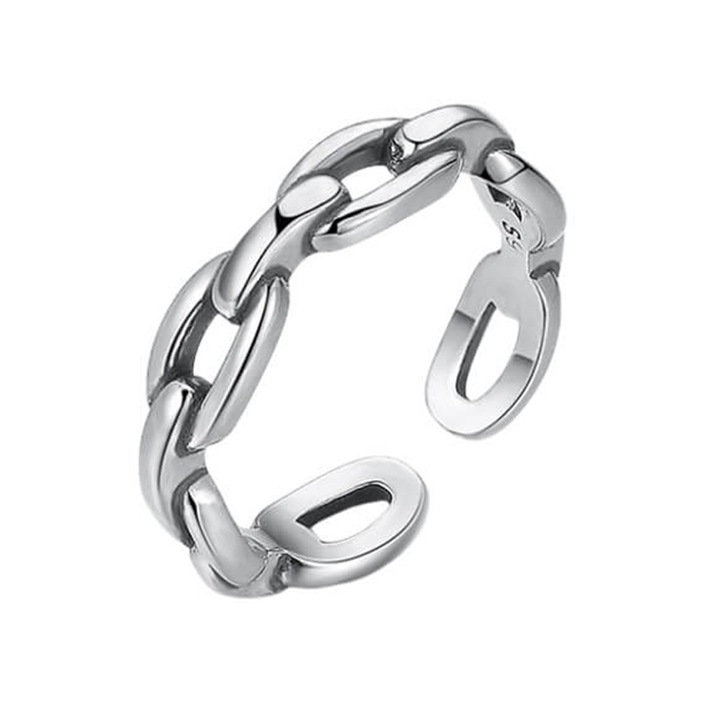 Cercel din Argint 925 Iron Tip Ear Cuff Argintiu, Design Minimalist si Versatil, Accesoriu Modern pentru Femei, Cutie Bijuterii Inclusa, A170