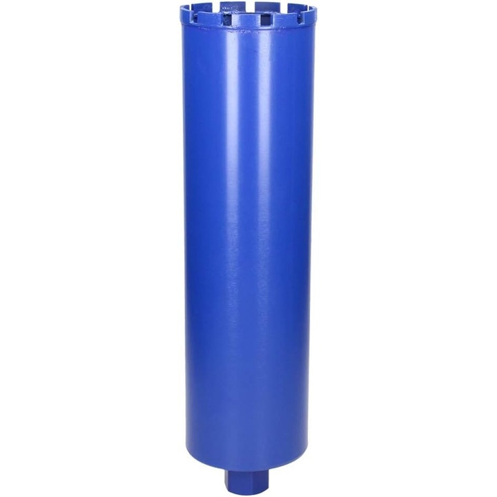 Боркорона Elmax, Диамантено покритие, 112 mm, Работна дължина 450 mm, опашка 1.1/4", За бормашина, За бетон, Стоманобетон, Тухла и естествен камък