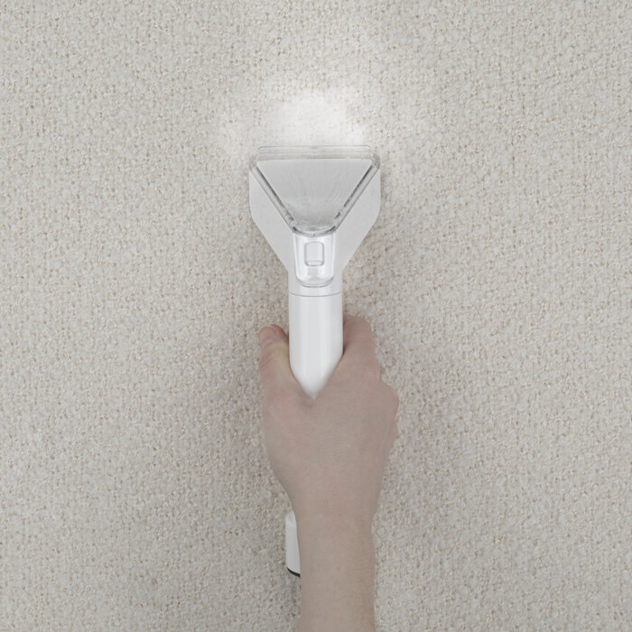 Aparat de curatat cu aburi pentru textile si tapiterie H.Koenig, TWT99, curata si igienizeaza canapele/covoare/saltele, apa rece/apa calda/aburi, temperatura max. 60°C, 2 nivele aspirare, rezervoare pentru apa curata si apa reziduala, ecran tactil, alb