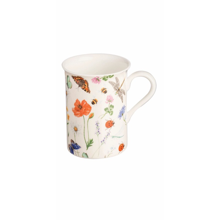Cana multicolor 0.3l, Price and Kensington, portelan, 7.5x10cm, multicolor, design floral