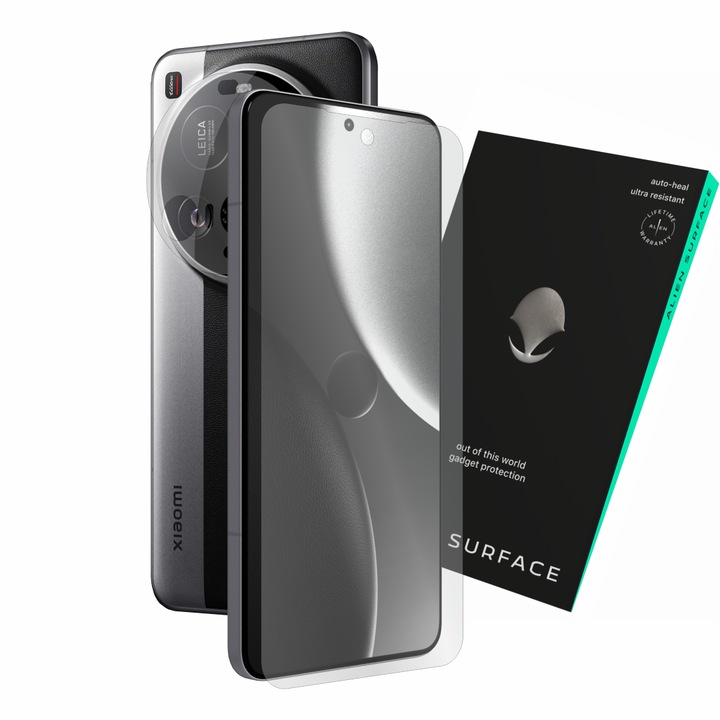 Kijelzővédő fólia, kompatibilis a Xiaomi 15 Ultra készülékkel, képernyővédő, 2 darabos kameravédő szett, Alien Surface