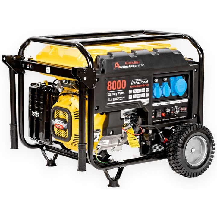 Generator electric Loncin LC8000D-AS-1F, 6500W, 230V, benzina, 25l, 81kg
