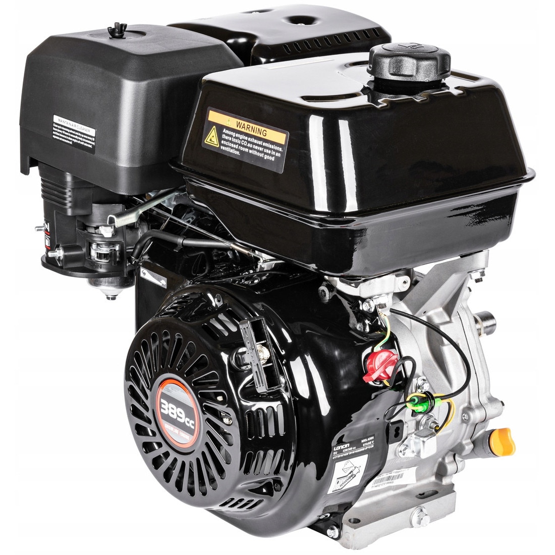 Motor pe benzina LONCIN G390F-I, 13 CP, 25.4 mm, 450x405x443 mm