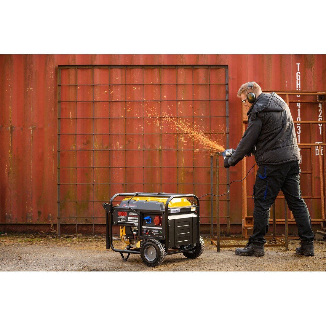 Generator electric Loncin LC8000D-AS, 6.5kW, 230V/400V, benzina
