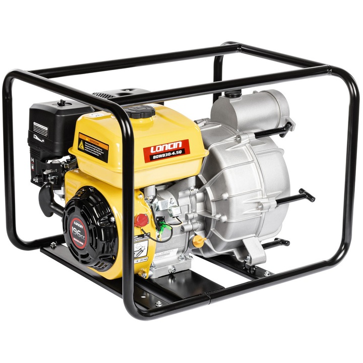 Motopompa LONCIN LC80WB30-4.5Q, 45000 l/h, 30m, pentru apa murdara, 3"